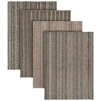 Tottus Alfombra shaggy 152x213 cm rayada oferta