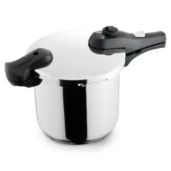 Tottus Olla a presión acero inoxidable design 6l oferta