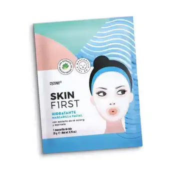 Cyzone Mascarilla facial de tela hidratante skin first oferta