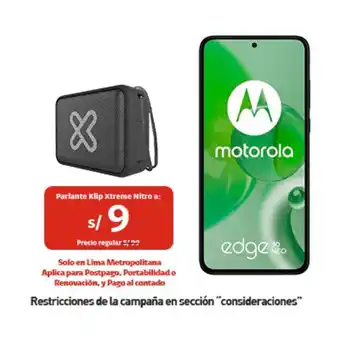 Claro Moto edge 30 neo 128gb verde + portabilidad + postpago + plan max ilimitado 69.90 p oferta