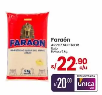 Vega Faraón ARROZ SUPERIOR Rojo Bolsa x 5 kg. oferta