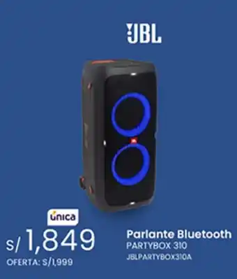 Tiendas EFE JBL Parlante Bluetooth PARTYBOX 310 JBLPARTYBOX310A oferta