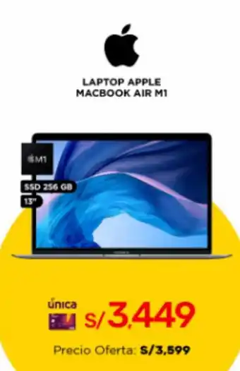 La Curacao LAPTOP APPLE MACBOOK AIR M1 oferta