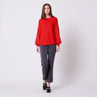 Fina Perú Polo elaida rojo oferta