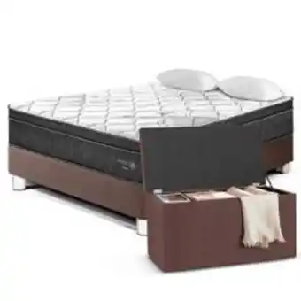 Maestro Cama box tarima pocket star 2 plz + baúl grande oferta