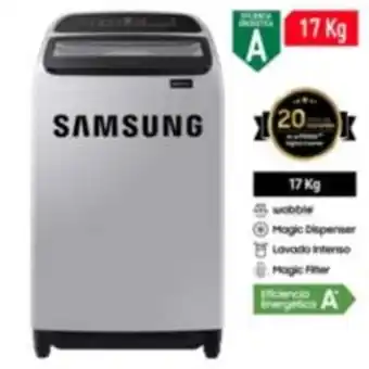 Maestro Lavadora samsung 17 kg wa17t6260by gris oferta