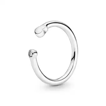 Pandora Anillo abierto con corazón pulido oferta