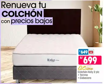 El Cisne Colchón Kaly 2 plz + Tarima + Cabecera