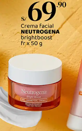 Plaza Vea Crema facial NEUTROGENA brightboost fr x 50 g oferta