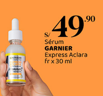 Plaza Vea Sérum GARNIER Express Aclara fr x 30 ml oferta