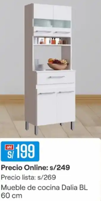 Promart Mueble de cocina Dalia BL 60 cm oferta