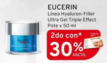 Mifarma EUCERIN Línea Hyaluron-Filler Ultra Gel Triple Effect Pote x 50 ml oferta
