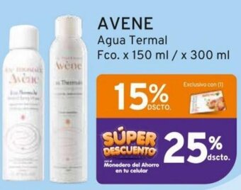 Mifarma AVENE Agua Termal Fco. x 150 ml / x 300 ml oferta