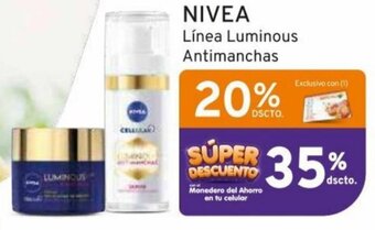 Mifarma NIVEA Línea Luminous Antimanchas oferta