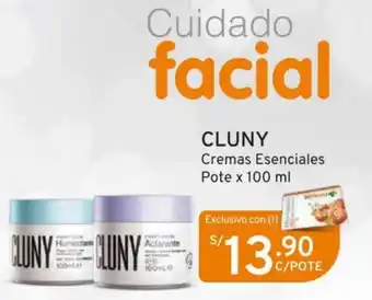 Mifarma CLUNY Cremas Esenciales Pote x 100 ml oferta