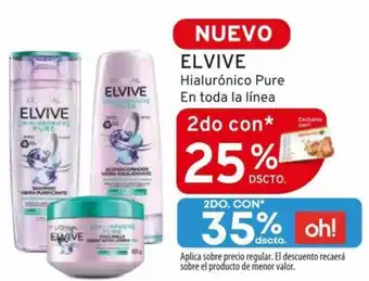 Mifarma NUEVO ELVIVE Hialurónico Pure En toda la línea oferta