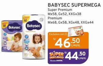 Mifarma BABYSEC SUPERMEGA Super Premium Mx58, Gx52, XXGX38 oferta