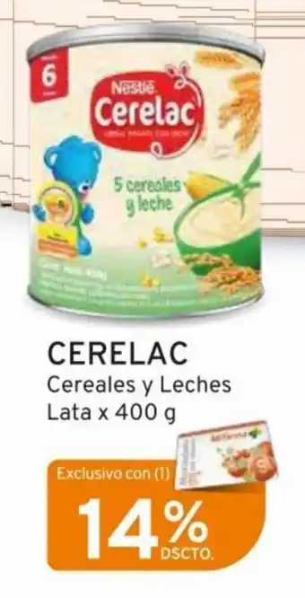 Mifarma CERELAC Cereales y Leches Lata x 400 g oferta