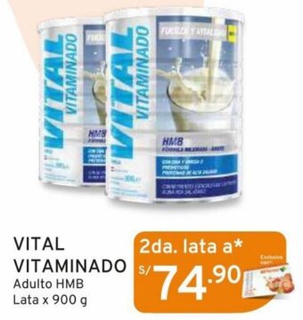 Mifarma VITAL VITAMINADO Adulto HMB Lata x 900 g oferta