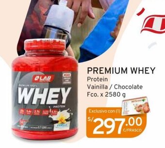 Mifarma PREMIUM WHEY Protein Vainilla / Chocolate Fco. x 2580 g oferta