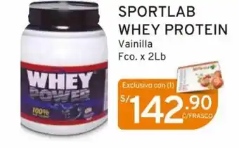 Mifarma SPORTLAB WHEY PROTEIN Vainilla Fco. x 2Lb oferta