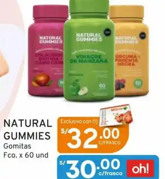Mifarma NATURAL CUMMIES Gomitas Fco. x 60 und oferta