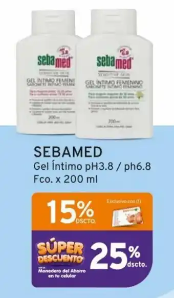 Mifarma SEBAMED Gel Íntimo pH3.8/ph6.8 Fco. x 200 ml oferta