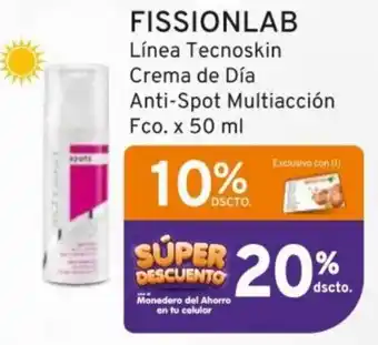 Mifarma FISSIONLAB Línea Tecnoskin Crema de Día Anti-Spot Multiacción Fco. x 50 ml oferta