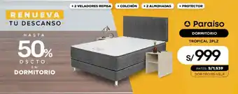 La Curacao Paraíso DORMITORIO TROPICAL 2PLZ oferta