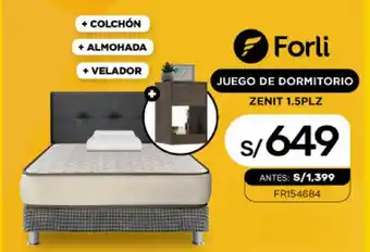 La Curacao Forli JUEGO DE DORMITORIO ZENIT 1.5PLZ oferta