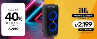 La Curacao JBL PARLANTE BLUETOOTH PARTYBOX 310 oferta