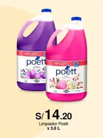 Metro Limpiador Poett x 3.8 L oferta