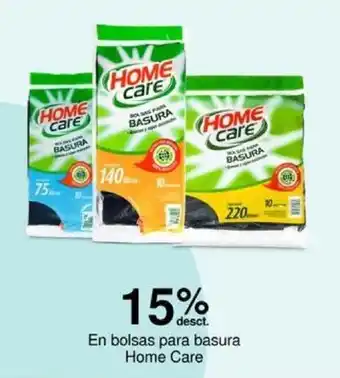 Metro En bolsas para basura Home Care oferta