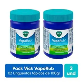 Mifarma Pack vick vaporub ungüento 100 gr oferta