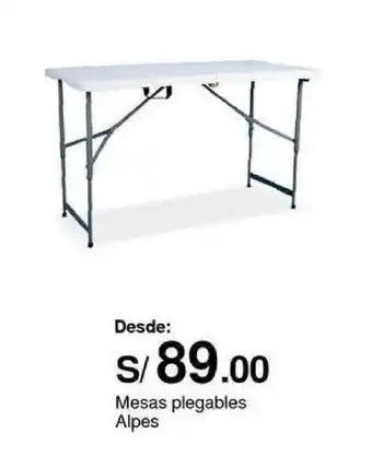 Metro Mesas plegables Alpes oferta