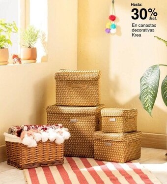 Metro En canastas decorativas Krea oferta