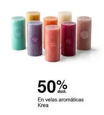 En velas aromáticas Krea