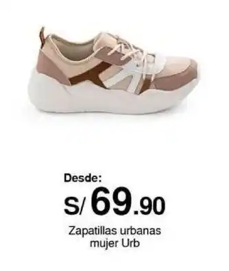 Metro Zapatillas urbanas mujer Urb oferta