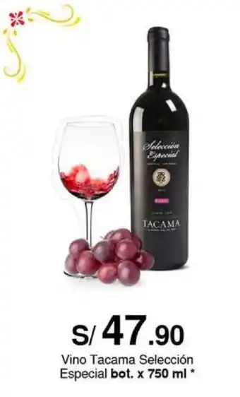 Metro Vino Tacama Selección Especial bot. x 750 ml oferta
