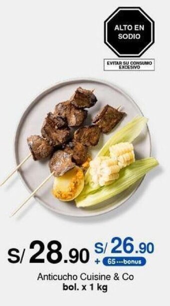 Metro Anticucho Cuisine & Co bol. x 1 kg oferta