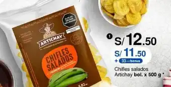 Metro Chifles salados Artichay bol. x 500 g oferta