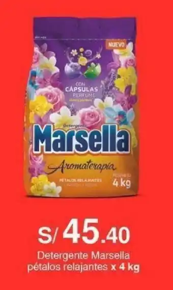 Metro Detergente Marsella pétalos relajantes x 4 kg oferta