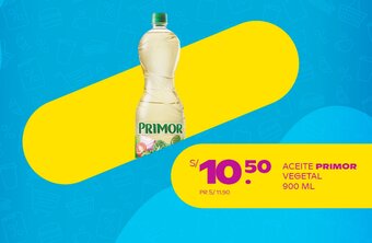 Tambo ACEITE PRIMOR VEGETAL 900 ML oferta