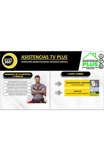 Tiendas EFE Asistencias tv plus 12 meses oferta