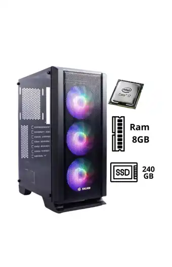 Tiendas EFE Desktop windows 10 pro i7 6th 8gb ssd 240gb oferta