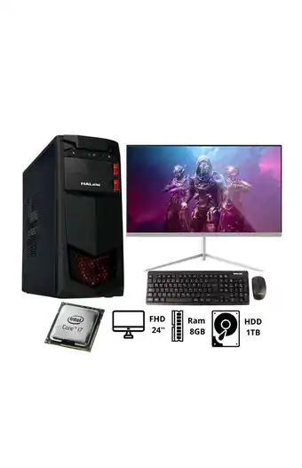 Tiendas EFE Desktop 24 windows 10 pro i7 fhd 8gb hdd 1tb oferta
