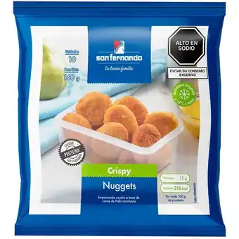 Vivanda Nuggets de pollo crispy san fernando paquete 10un oferta