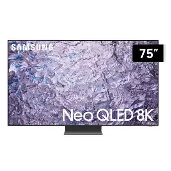Hiraoka Televisor samsung neo qled 8k mini led smart 75 qn75qn800cgxpe (2023) oferta