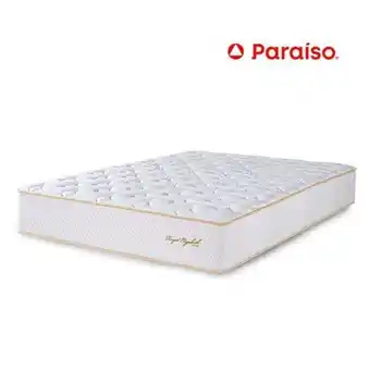 Colchón paraíso royal elizabeth 2 plazas + 2 almohadas viscoelásticas + protector