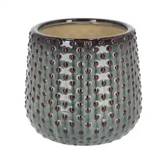 Casaideas Maceta cerámica ceramica deboss ø20,5x18,5 cm oferta